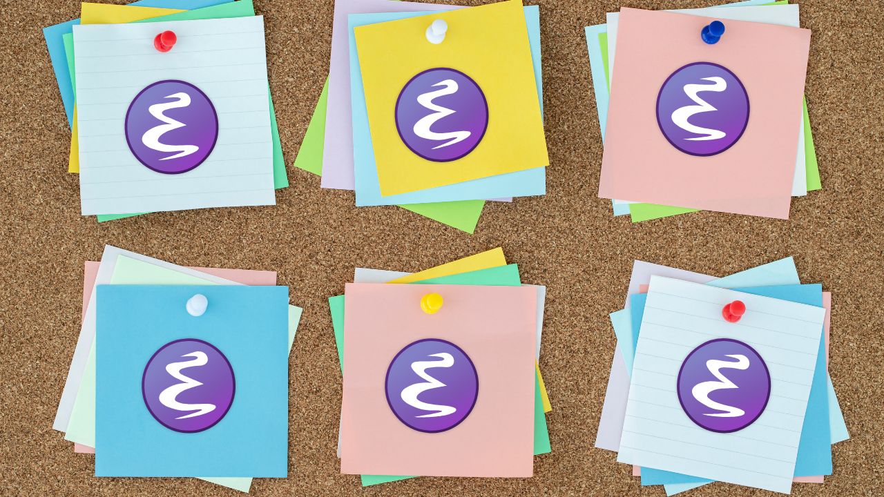 Make everything a note in Emacs.